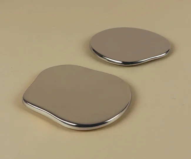 Corey Ashford coasters in silver