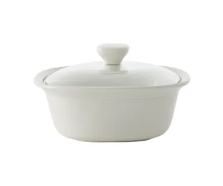 Corningware casserole pot in etch white, Harris Scarfe