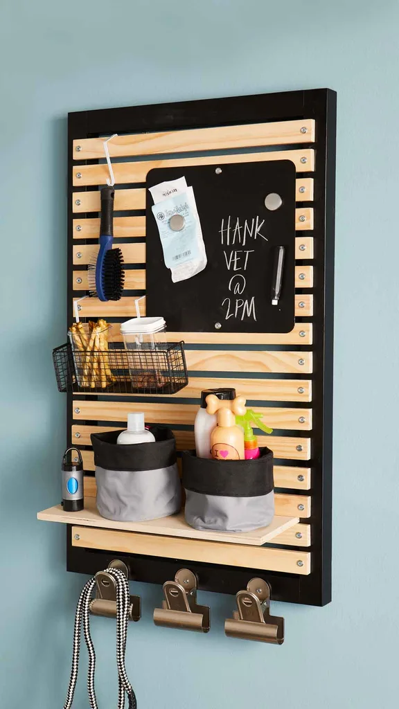 quadro de avisos para cama de cachorro