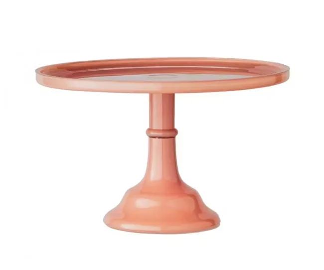 blush pink cake stand