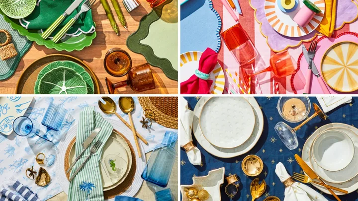 perfect christmas table style with 4 differtent tablescapes