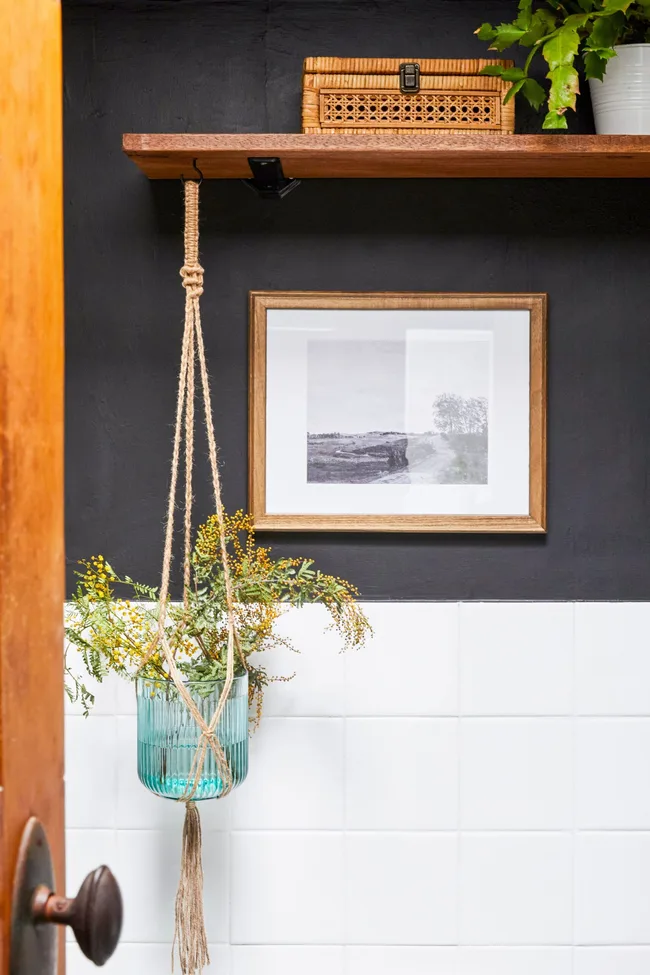 shelving in bathroom maximise space