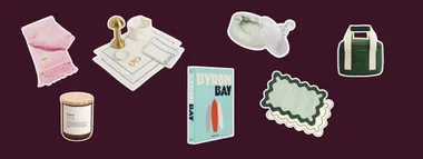 Various items for your home you can buy at THE ICONIC including books, candles and placemats.