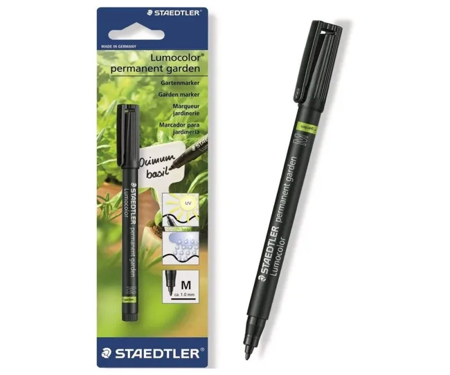 markers as gardening gifts that work on outdoor plant labels