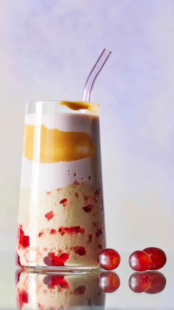 peanut butter and jelly smoothie