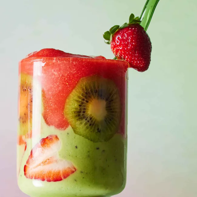 kiwi strawberry smoothie
