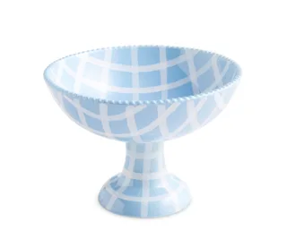 Kip & Co Blue Bird Tartan fruit bowl, David Jones