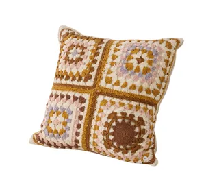 Ziggy Crochet Celeste cushion cover, Sheet Society
