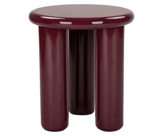 Lola side table in Merlot, Temple & Webster