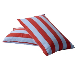 Pillowcase pair in Picnic Stripes, Hommey