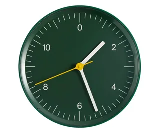 HAY wall clock in Green, Finnish Design Shop