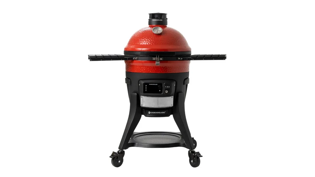 The Kamado Joe Konnected Joe Digital Charcoal BBQ and Smoker.