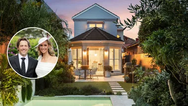 weatherboard home backyard with sitting area circle with anthony albone and juliet love