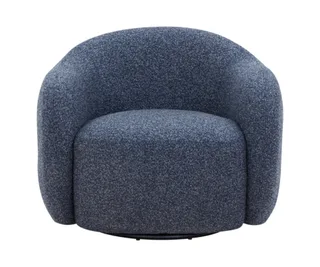 Garret lounge chair in Blake Midnight, Trit House