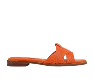 Wittner Docker embossed leather slides, The Iconic