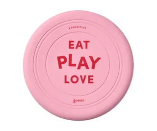 Gummi silicone frisbee dog toy, PetCircle