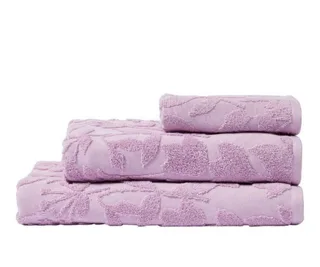 Imogen jacquard towel collection in Lilac, KOO
