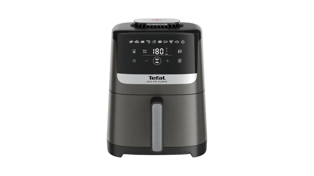 The new Tefal Easy Fry Silence Essential Air Fryer 5L (EY551H) is one of the best air fryers in Australia for sound levels.