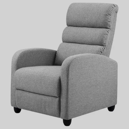 Artiss Recliner Chair Fabric Lounge Sofa Armchair