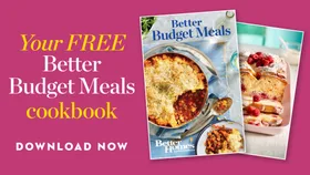 Get your free Better Budget Meals cookbook
