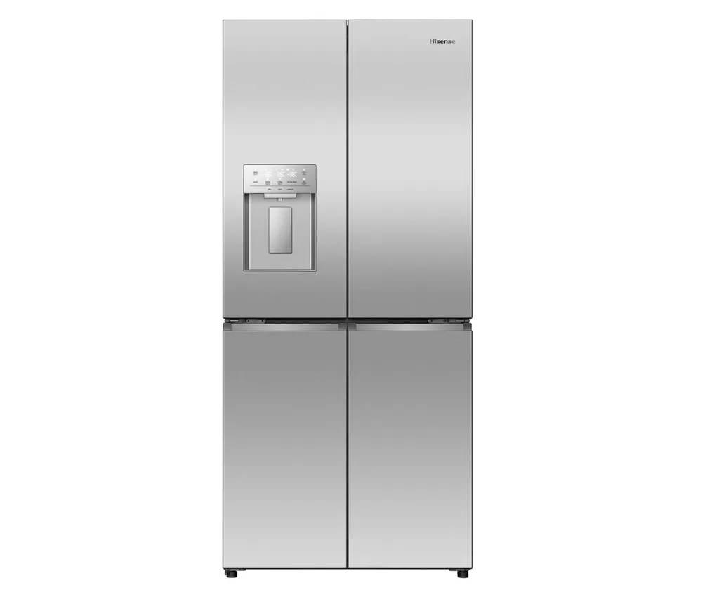 Hisense fridge that is smart with water dispenser on the left door