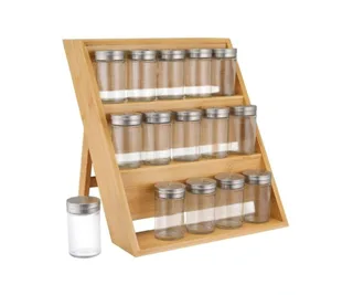 Bamboo spice rack 16-piece set, Myer