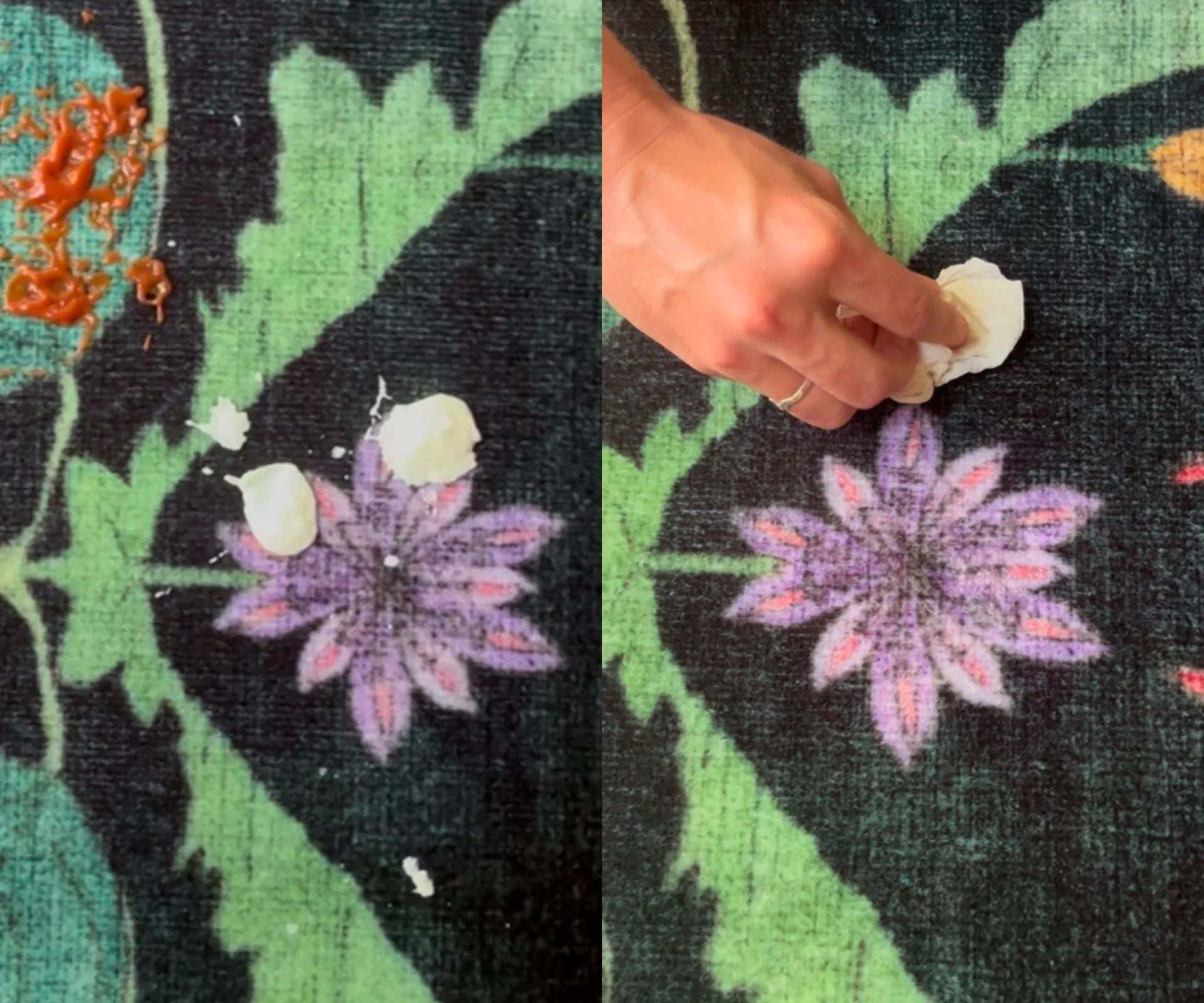 spot cleaning ruggable rug