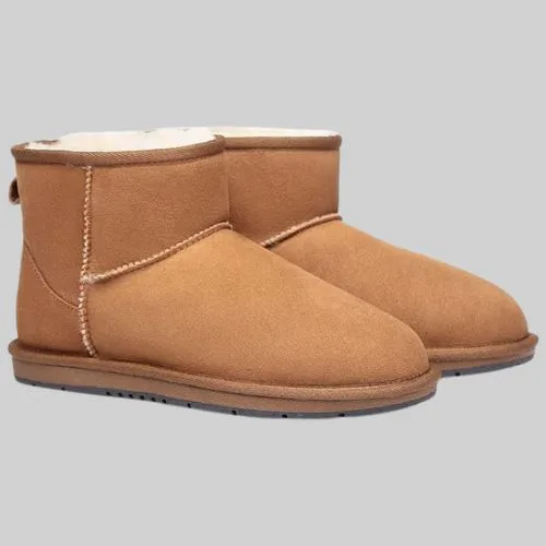 UGG AUSTRALIAN SHEPHERD Australian Wool Classic Mini Suede Unisex Ankle Boots