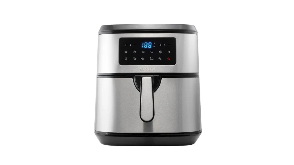 Baccarat The Healthy Fry 9L Air Fryer Silver.