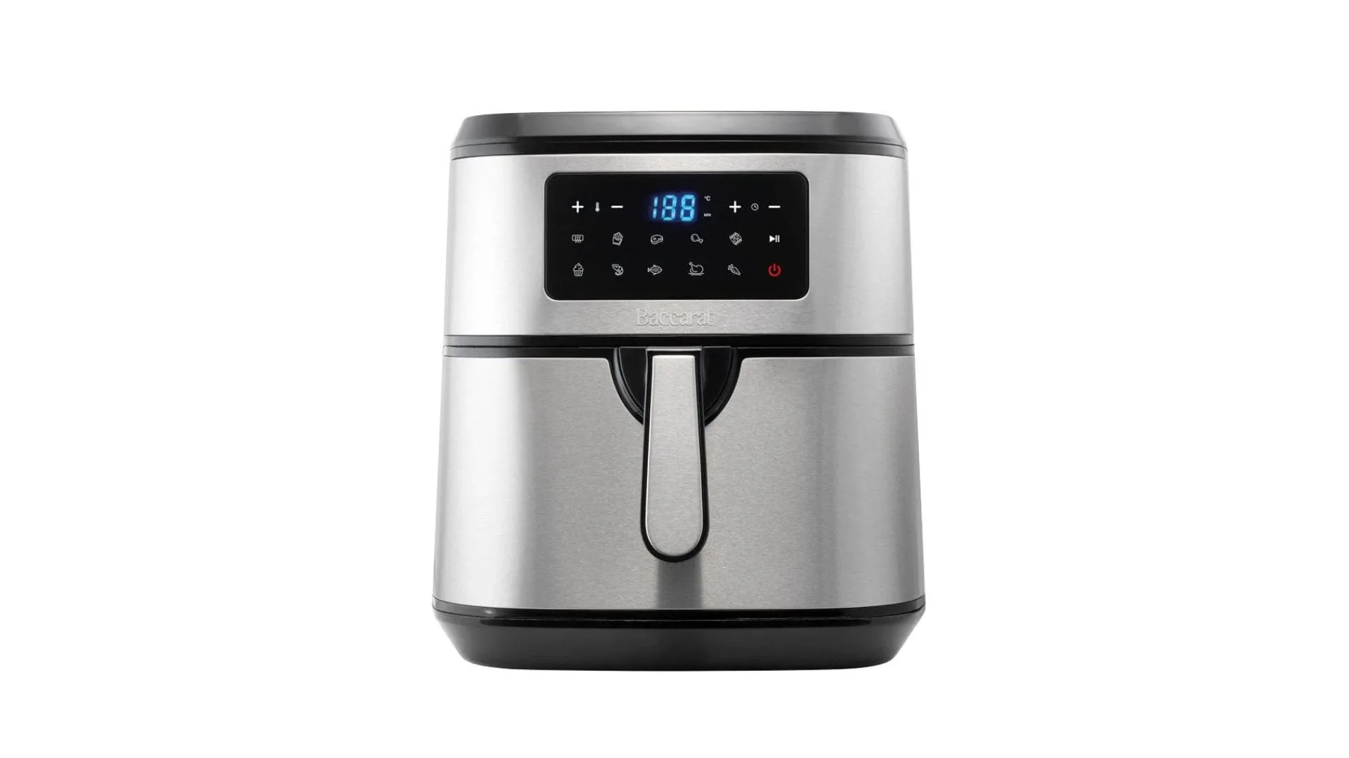 Baccarat The Healthy Fry 9L Air Fryer Silver.