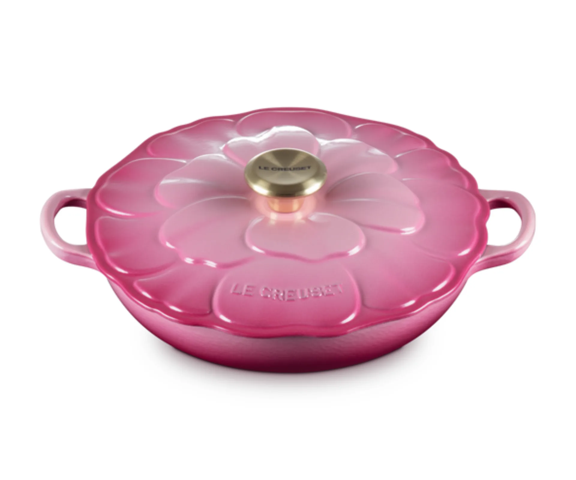 le creuset pink jardin collection casserole dish 