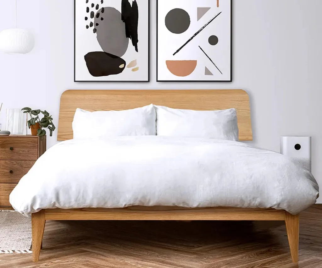 Origin Timber Wooden Bed Frame - queen bed size