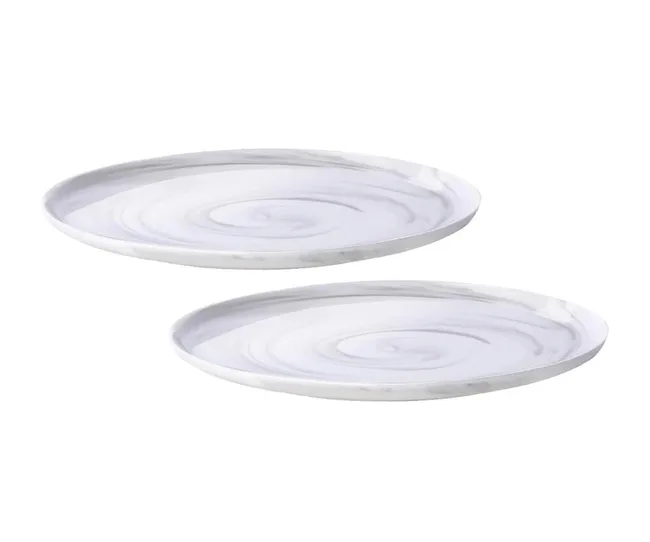 stanley rogers servingware with two white plates