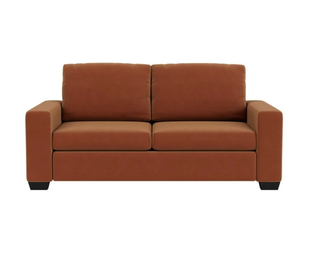 Drake 3 Seater Sofa Bed in Coco Spice colourway.