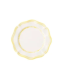 Capri yellow dinner plates, No.22