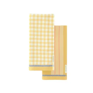 Sheridan Este tea towel set in Honey Gold, Myer