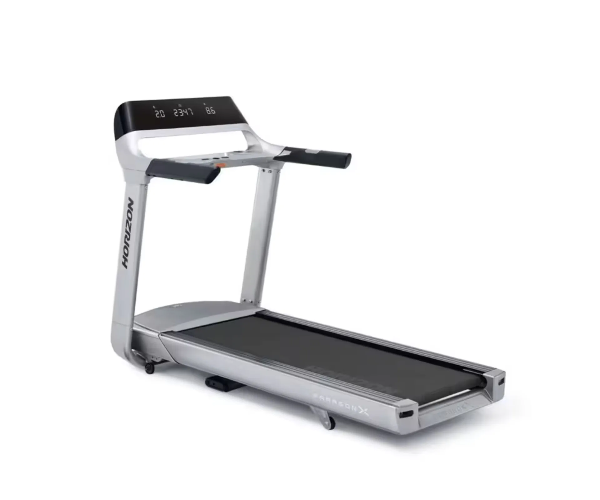 Product photo of Horizon Paragon X Treadmill in black and grey