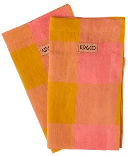 Toasted Marshmallow linen 4 piece napkin set, Kip & Co