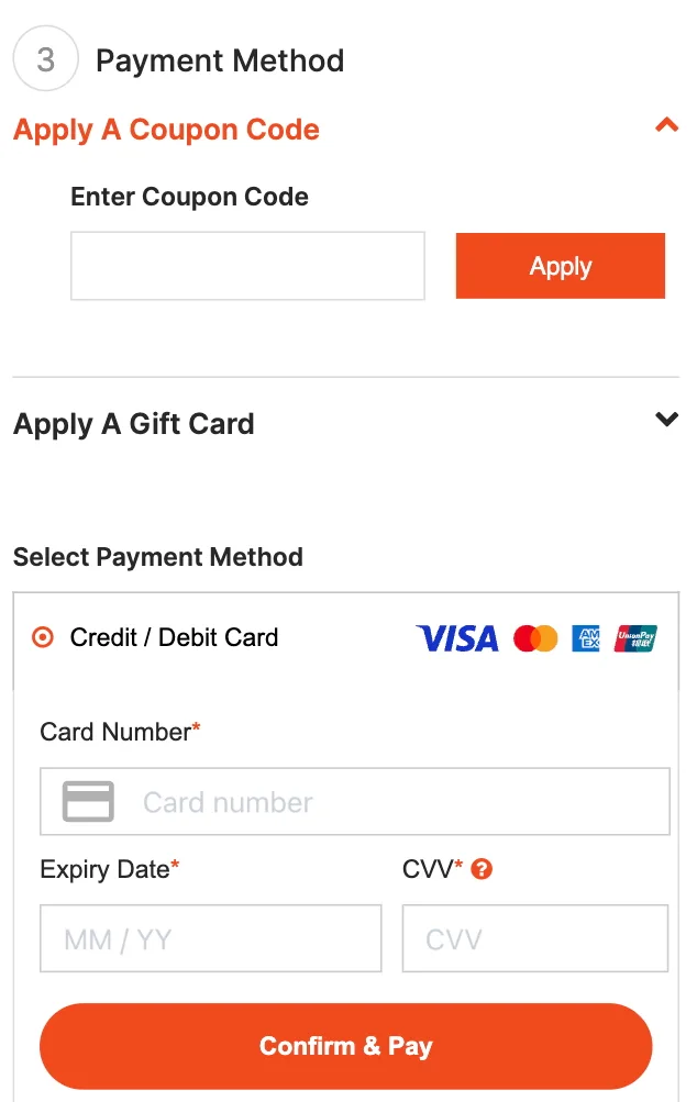 A mobile screenshot of the MyDeal coupon code field at the checkout.
