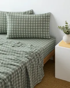 Knox Check flannelette sheets from Target