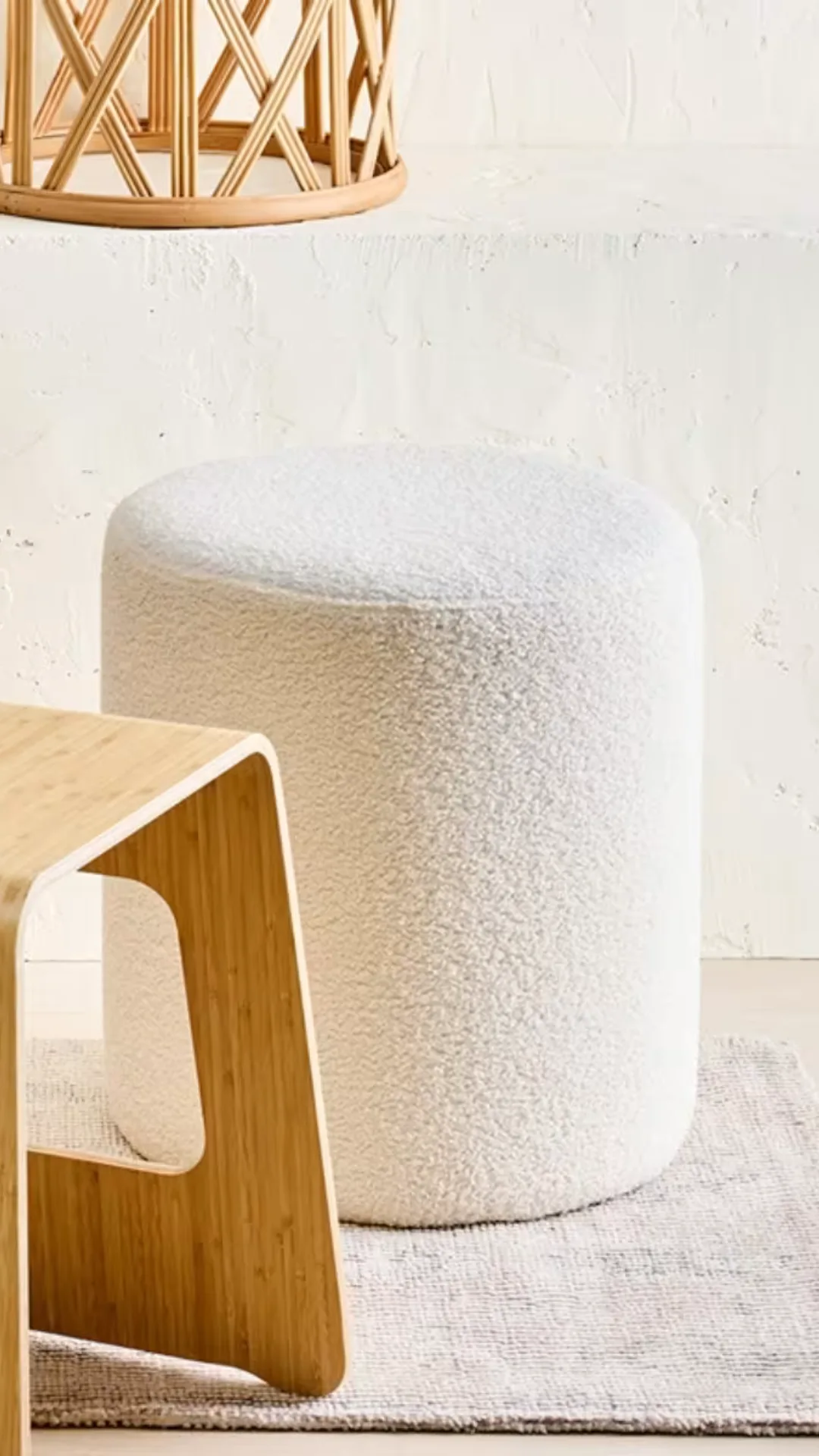 Make Your House Feel Like a Home with a boucle ottoman