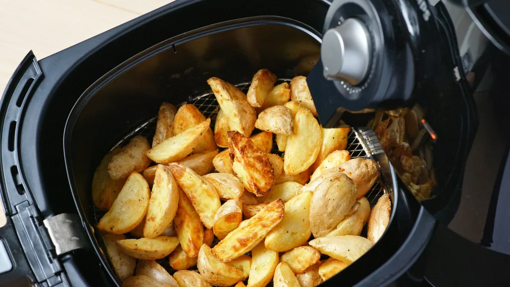 cooking chip in the airy fryer