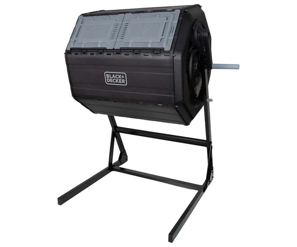 black + decker compost bin on two leg stand