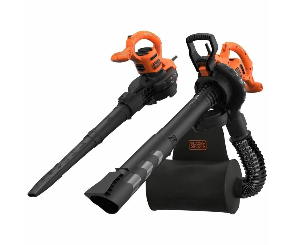 two set nblower and vacuum backpack set in orange and black