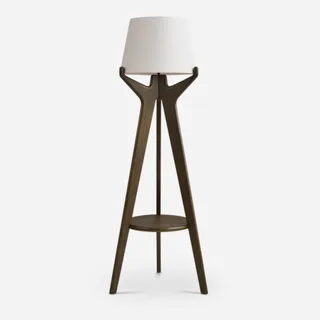 Karo Tripod Floor Lamp, Caramel