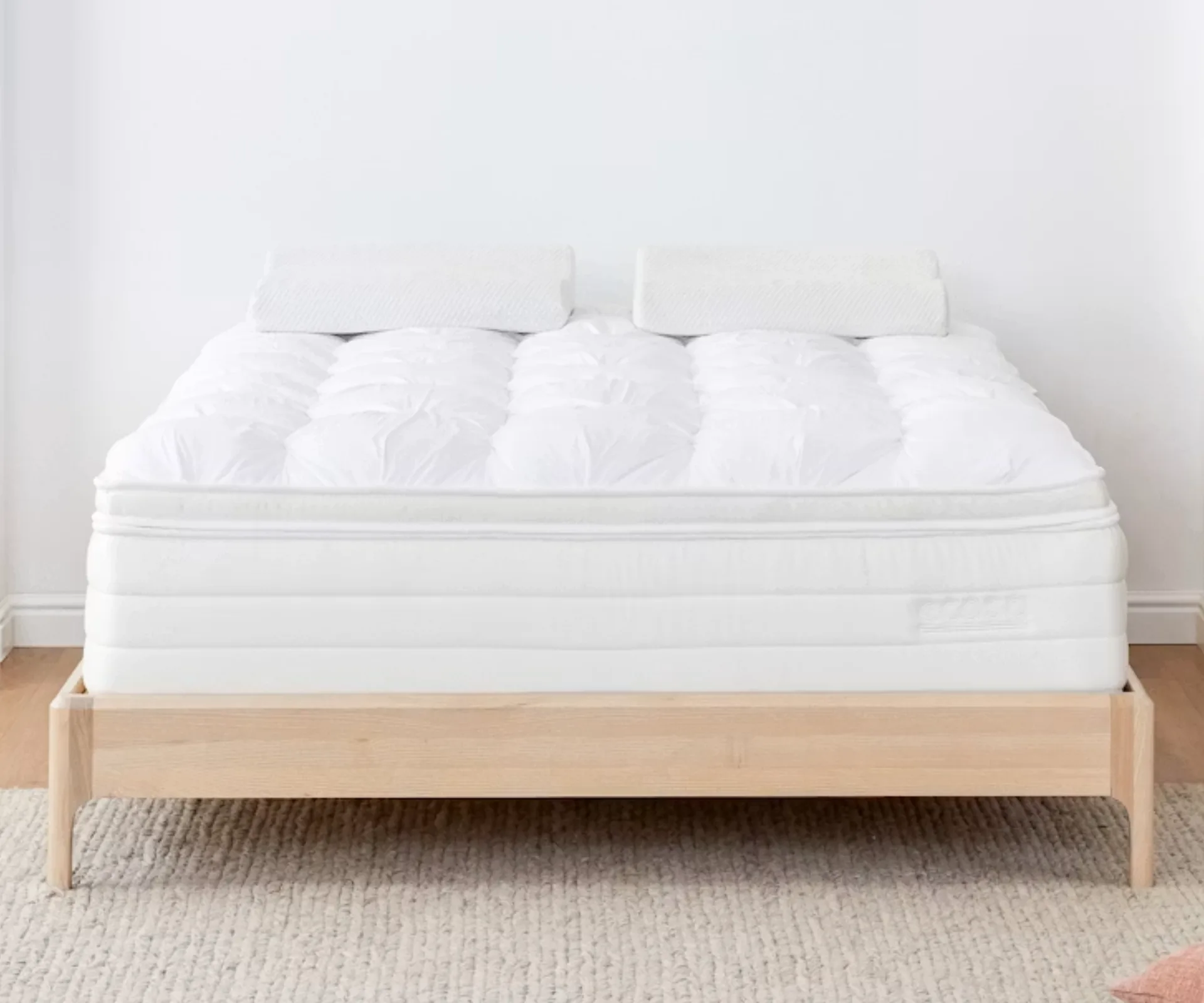 Ecosa AeroLux Euro Pillow Top Queen Mattress + Best Mattress for back pain 2026 + EOFY mattress sale