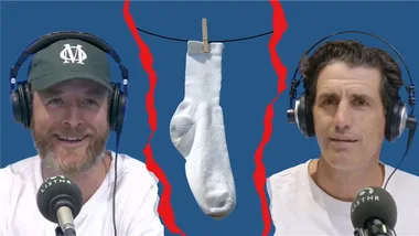 How often should you wash your socks? Hamish & Andy’s gross laundry debate