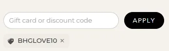 Interior Secrets discount codes field