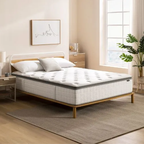 Temple & Webster Medium Luxury Pocket Spring Mattress - Temple & Webster sale