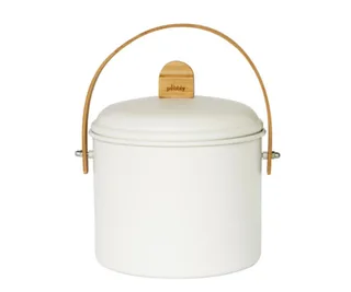 Pebbly Ivory 3.5L compost bin, Temple & Webster